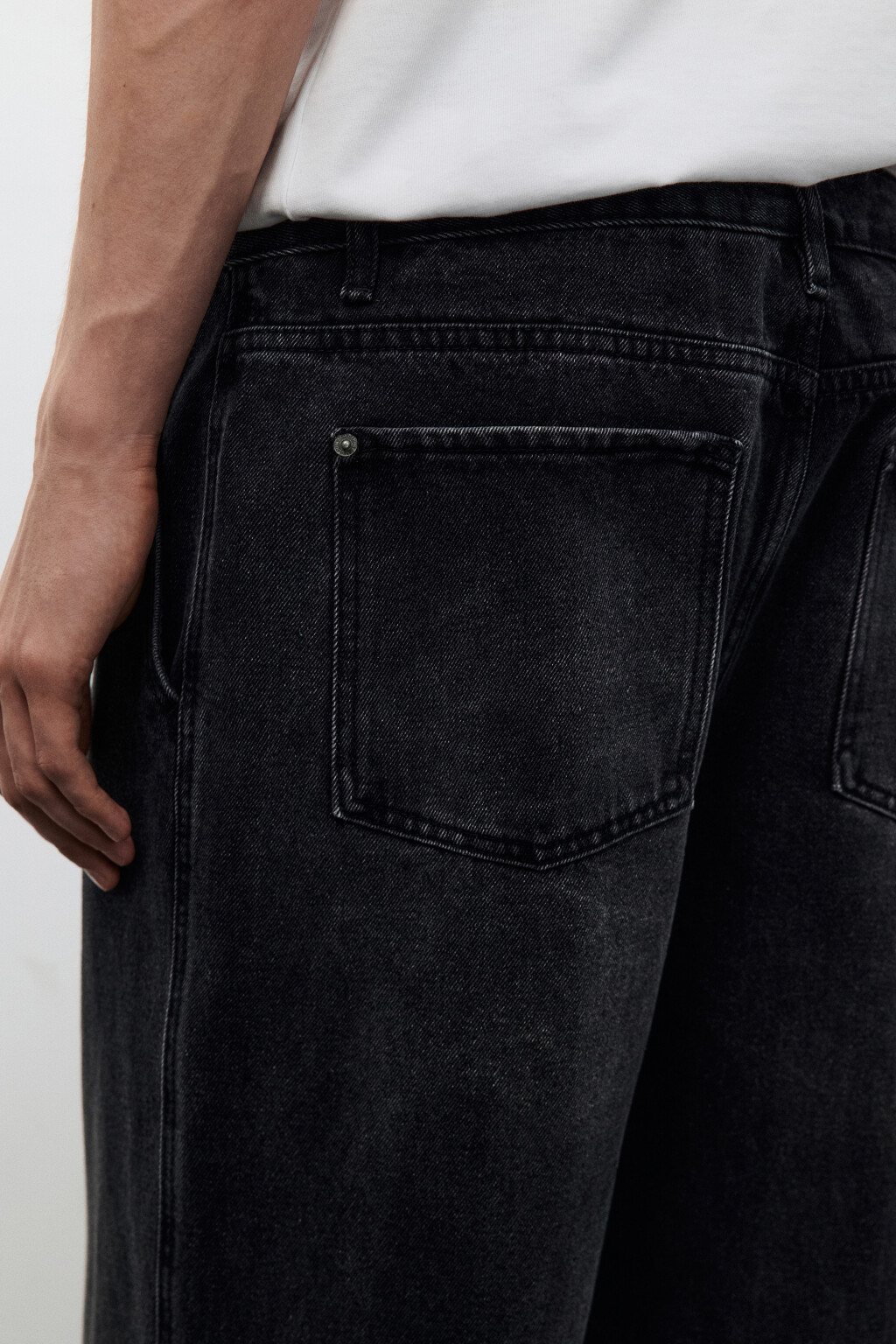 Джинсы baggy fit зауженные - цвет серый - 6