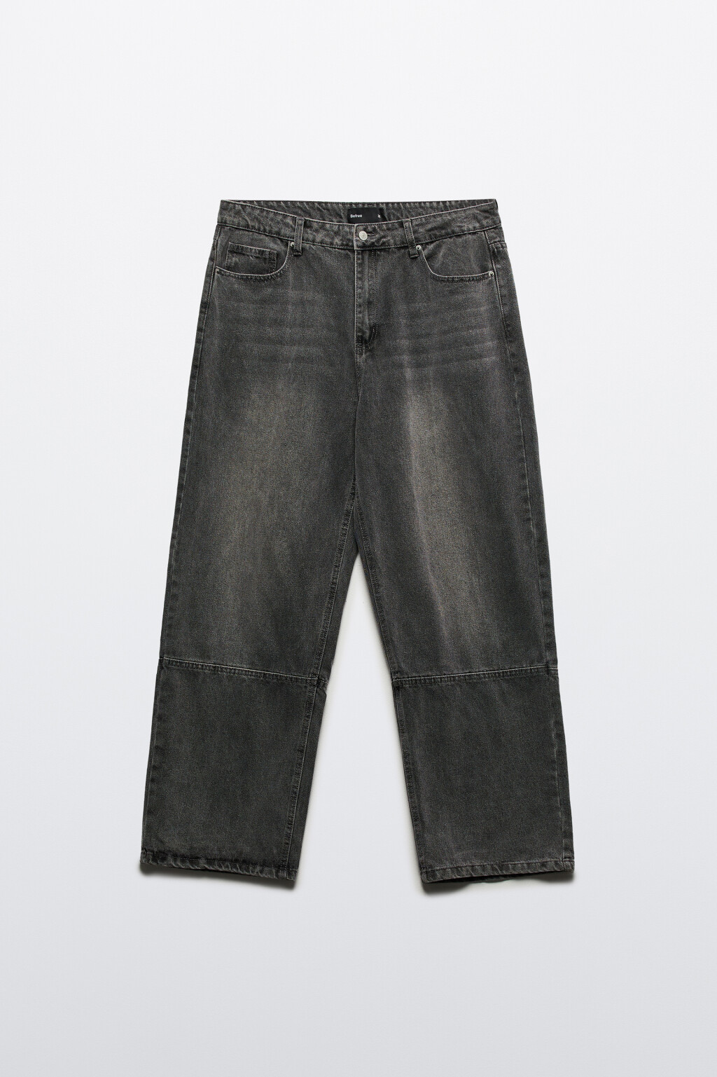 Джинсы прямые с вареным эффектом - цвет серый - 8