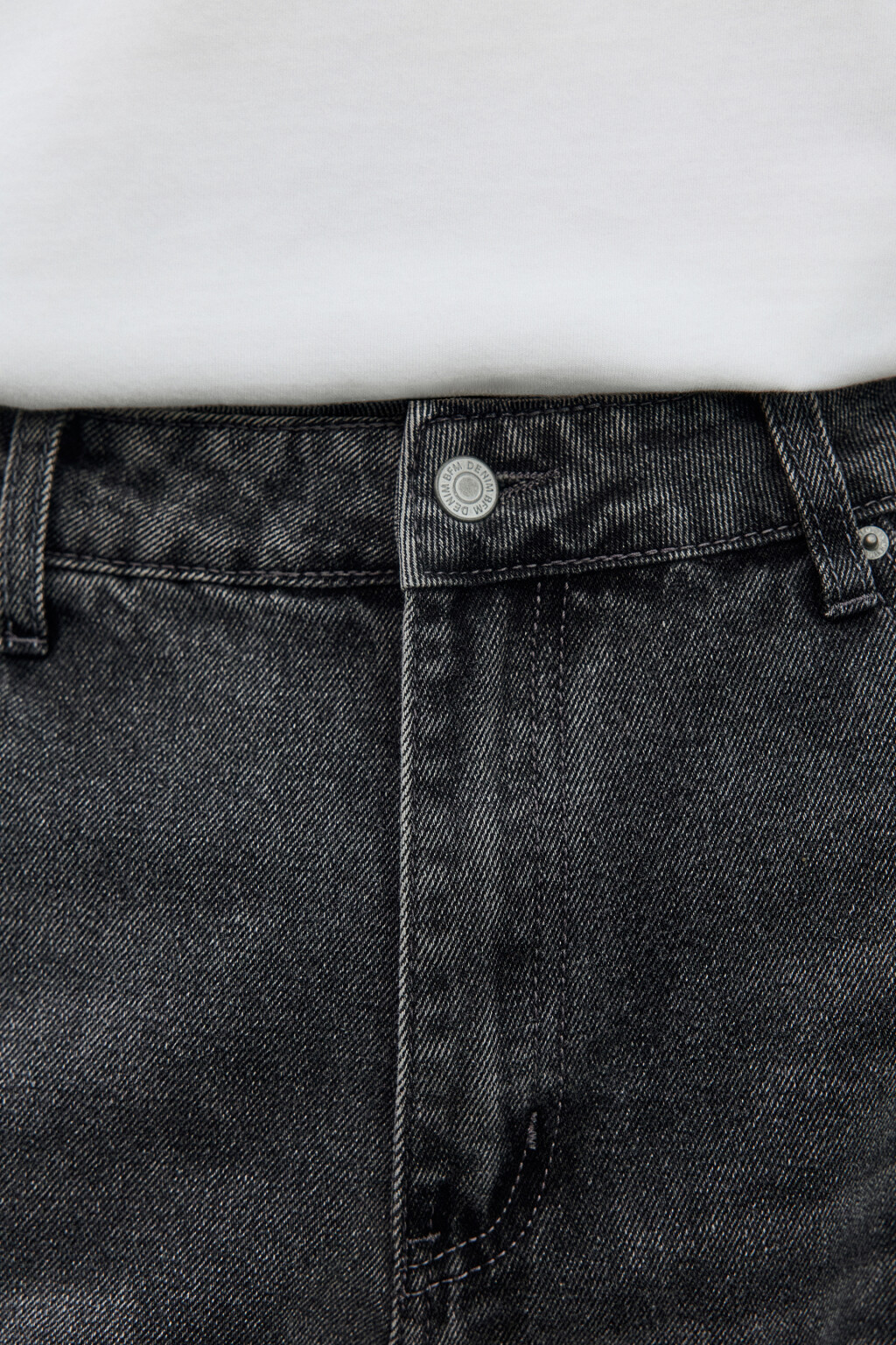 Джинсы прямые с вареным эффектом - цвет серый - 6