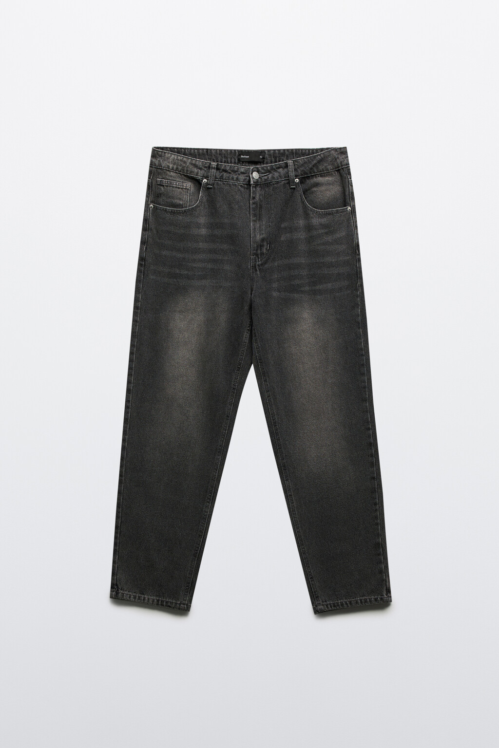 Джинсы зауженные с вареным эффектом - цвет серый - 7