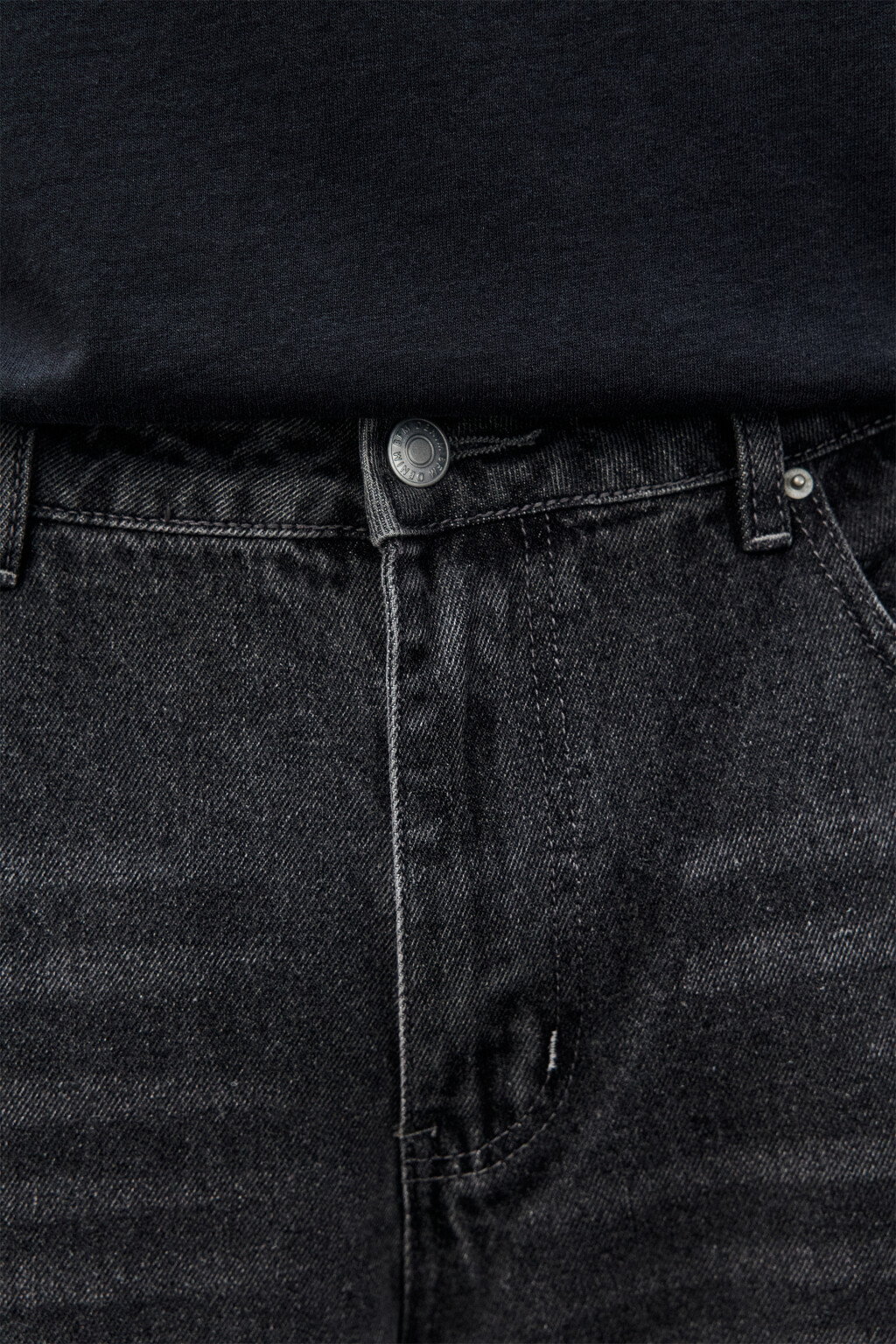 Джинсы зауженные с вареным эффектом - цвет серый - 5