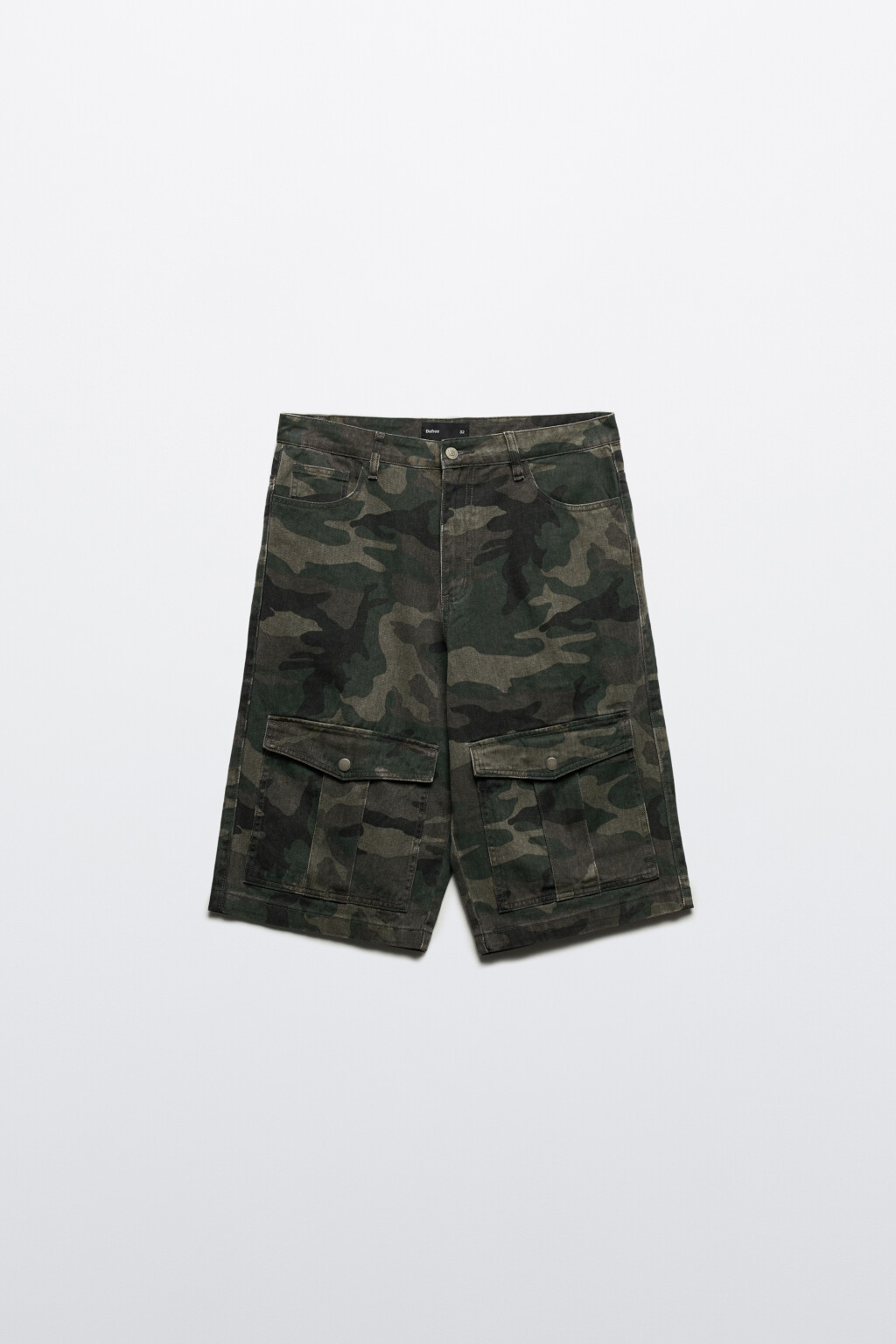 Джортсы с принтом в армейском стиле - цвет зеленый - 7