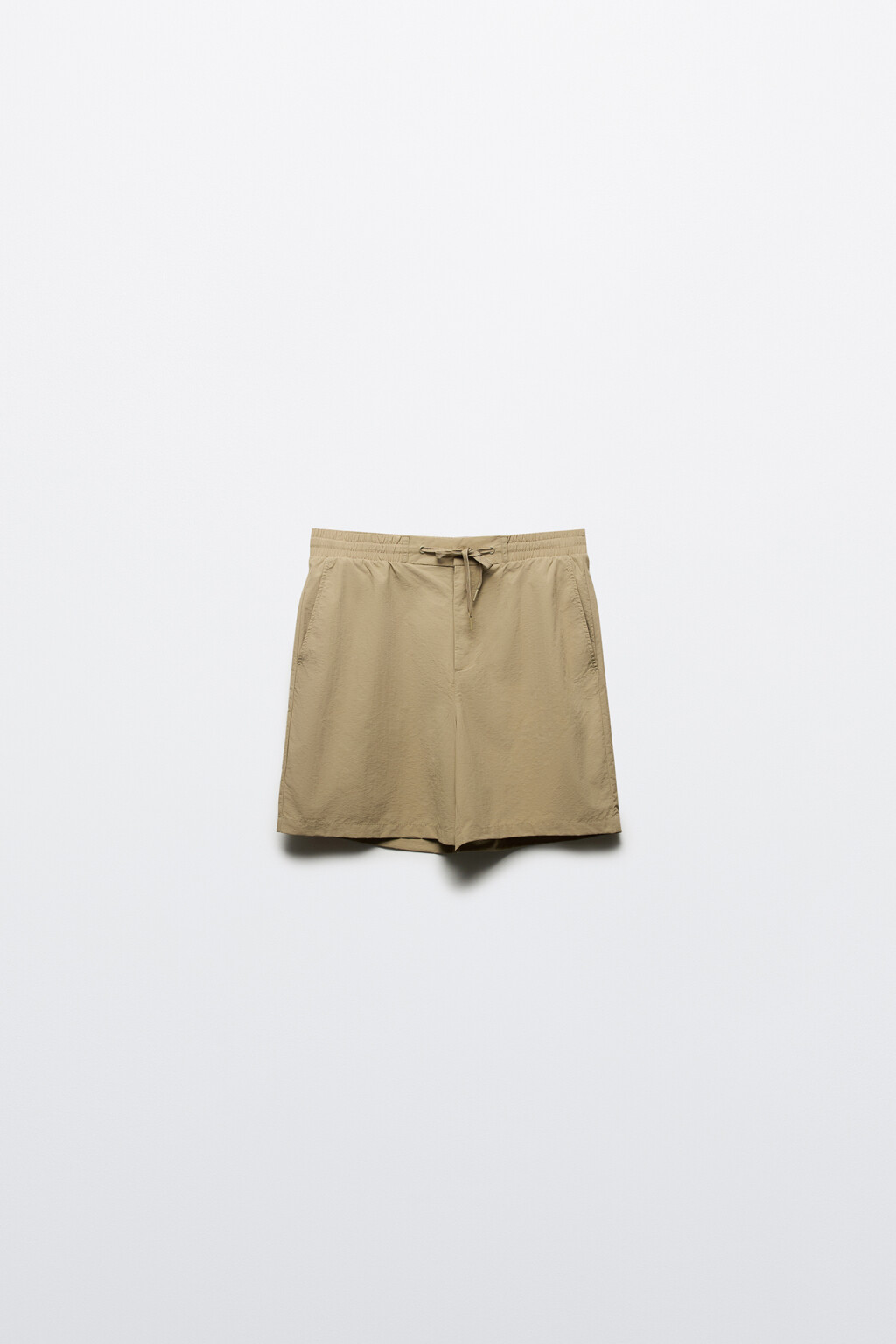 Шорты с поясом на завязках - цвет бежевый - 7