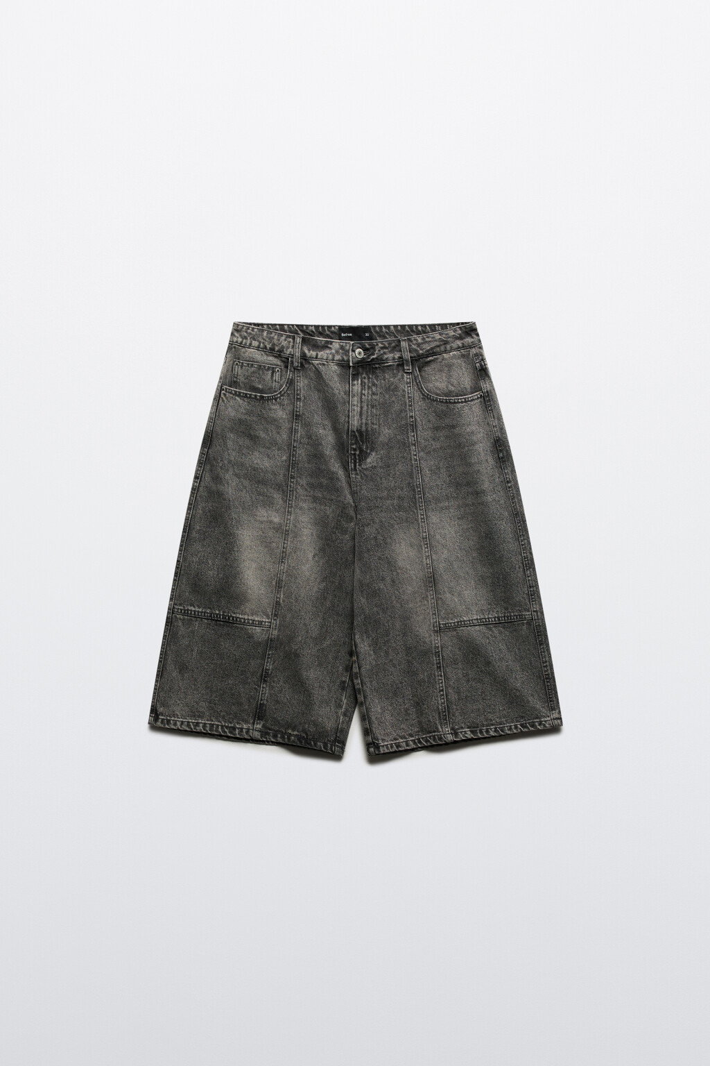 Джортсы с декоративными швами - цвет серый - 7