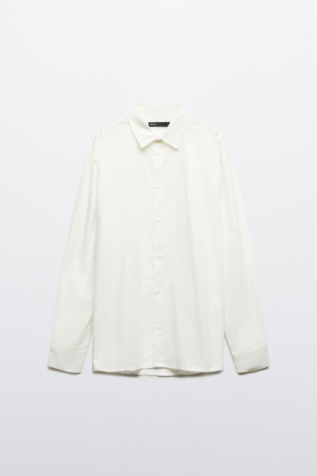 Рубашка классическая прямая - цвет белый - 7