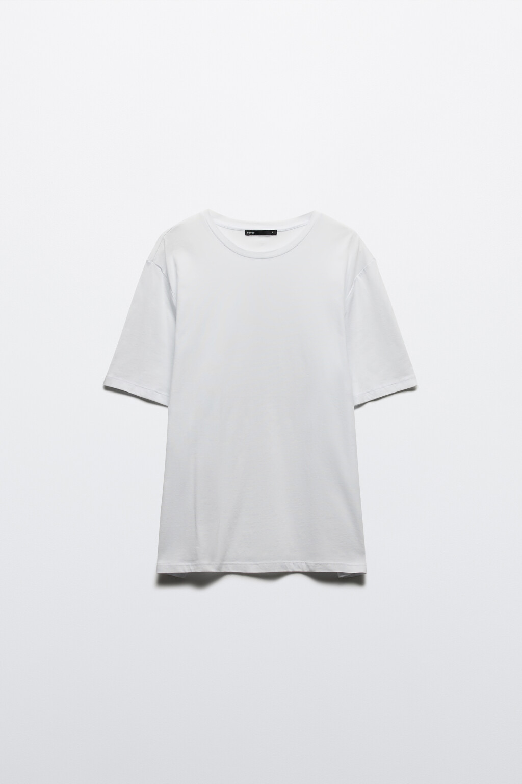 Футболка из легкого хлопкового трикотажа - цвет белый - 7