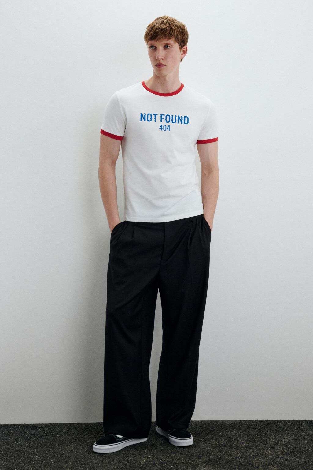 Футболка облегающая с принтом - цвет белый - 5