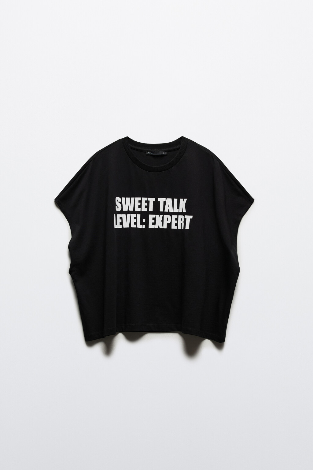 Футболка укороченная без рукавов - цвет черный - 7