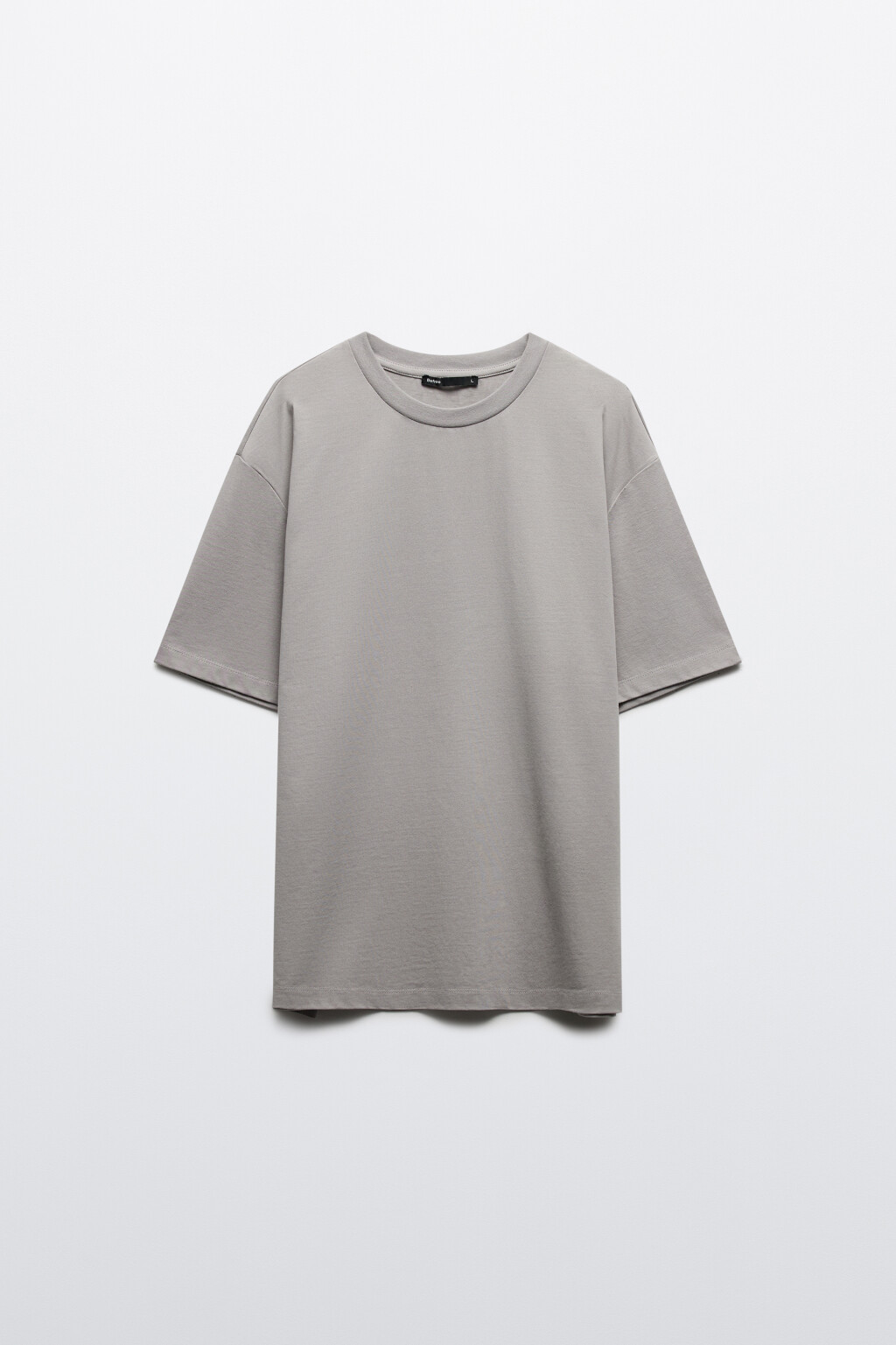 Футболка базовая из плотного хлопка - цвет серый - 7