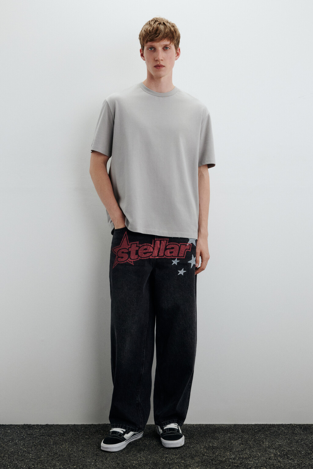 Футболка базовая из плотного хлопка - цвет серый - 4