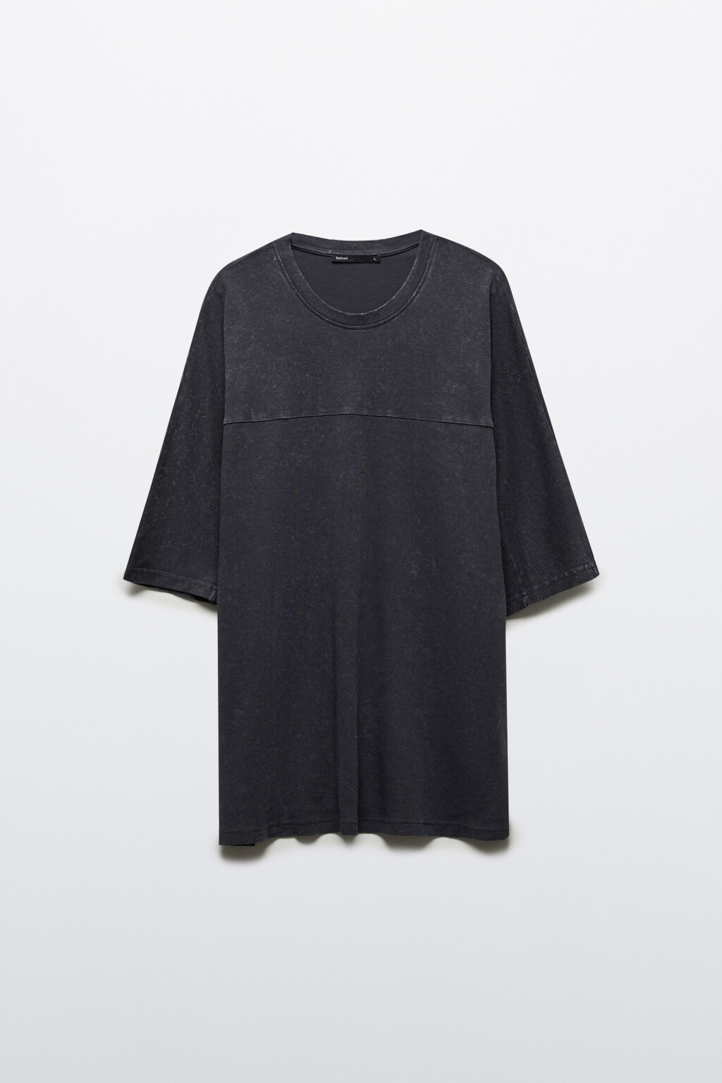 Футболка с вареным эффектом - цвет серый - 7