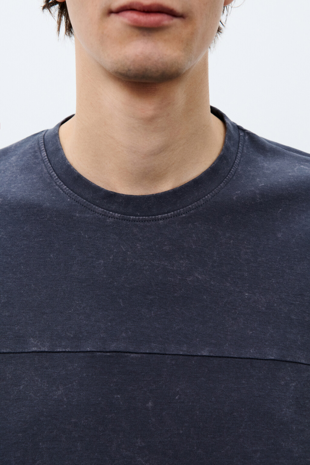 Футболка с вареным эффектом - цвет серый - 5