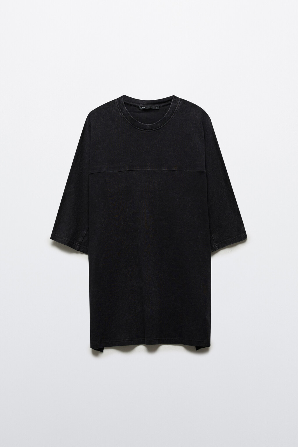 Футболка с вареным эффектом - цвет черный - 7