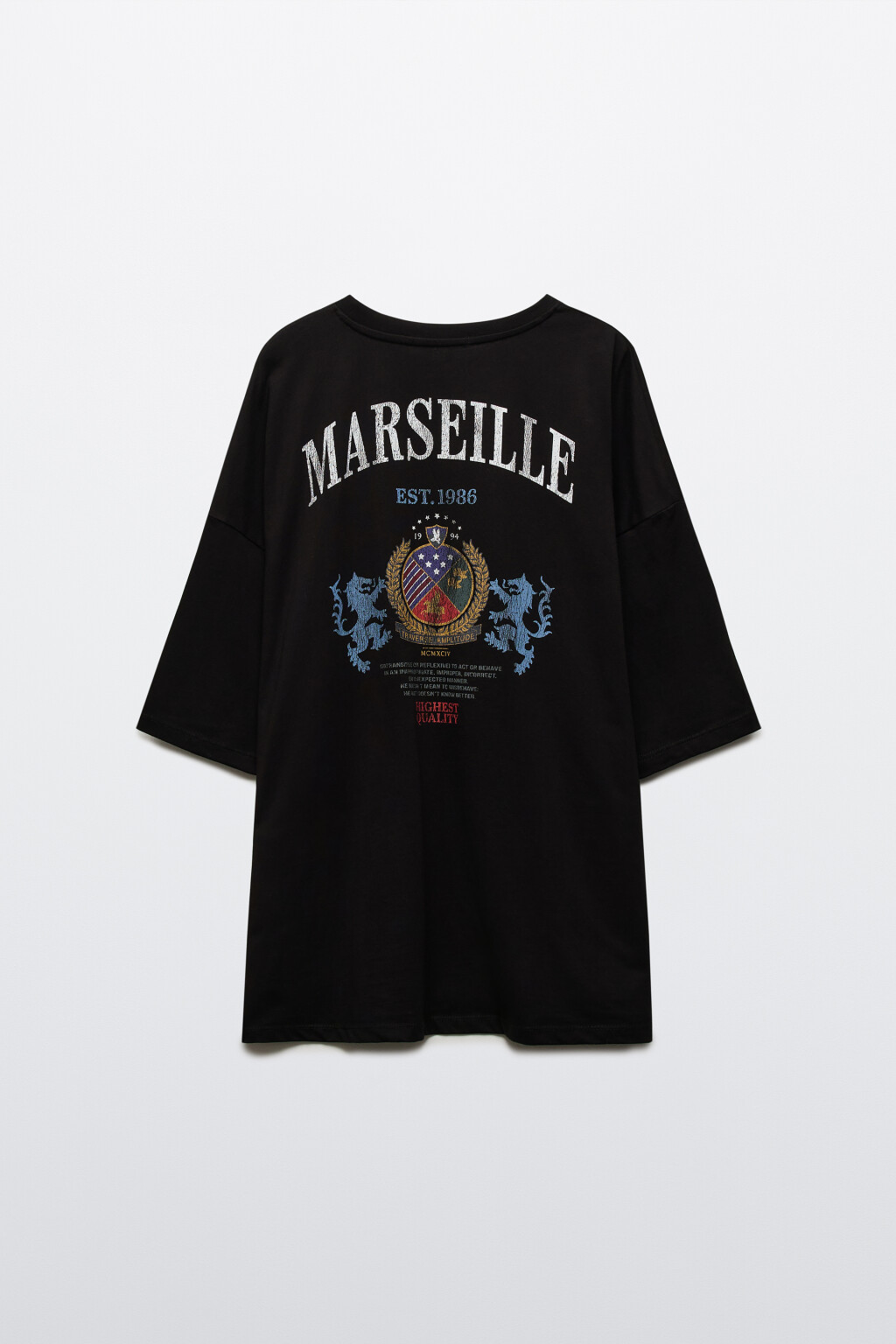 Футболка хлопковая с принтом - цвет черный - 11