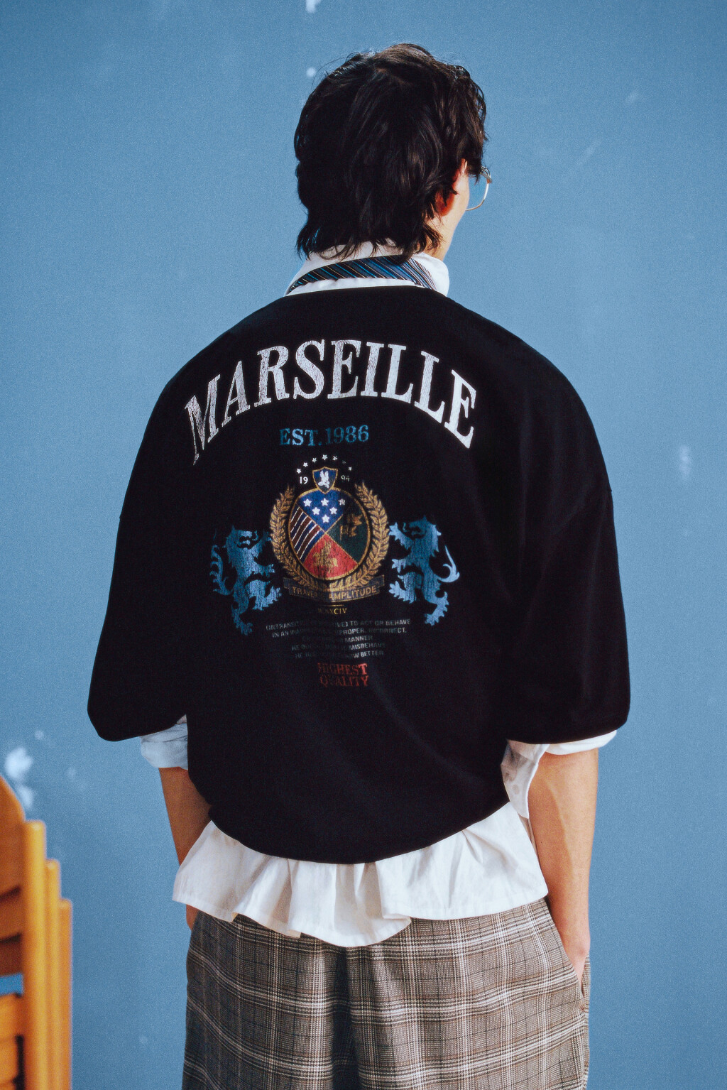 Футболка хлопковая с принтом - цвет черный - 8