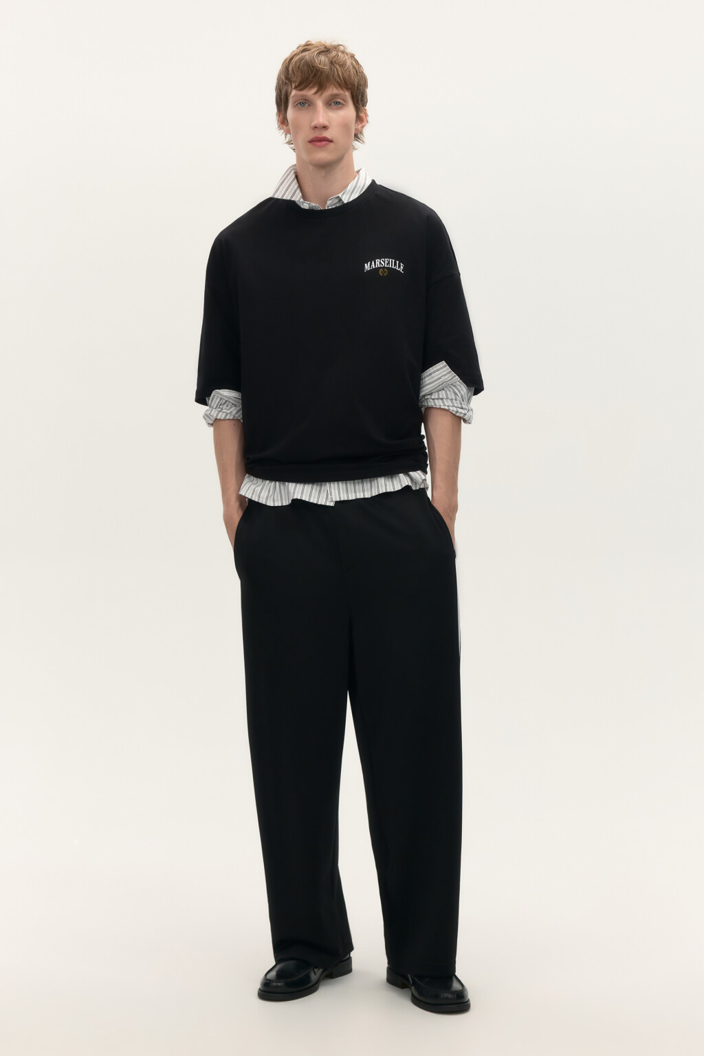 Футболка хлопковая с принтом - цвет черный - 5