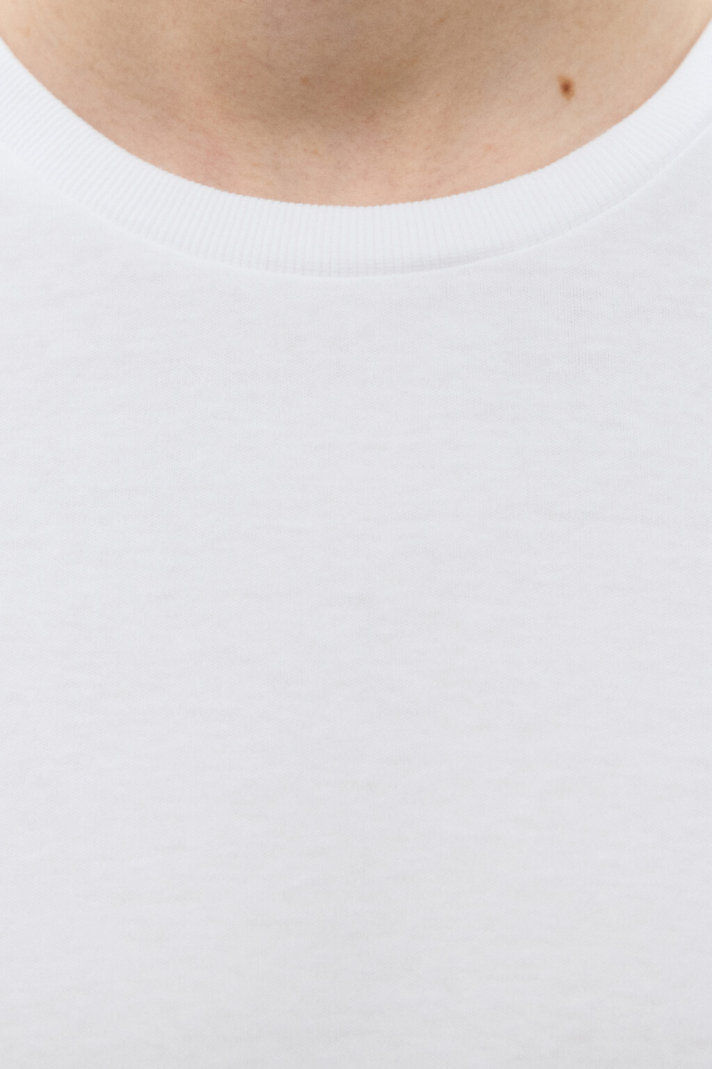 Лонгслив базовый трикотажный - цвет белый - 5