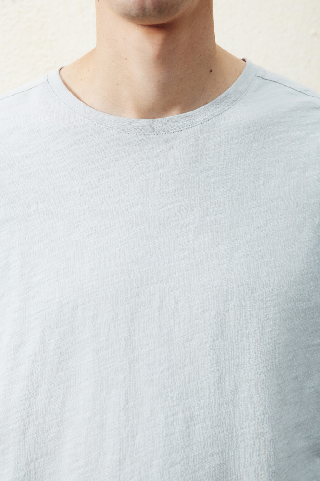 Лонгслив из хлопкового трикотажа - цвет серый - 5