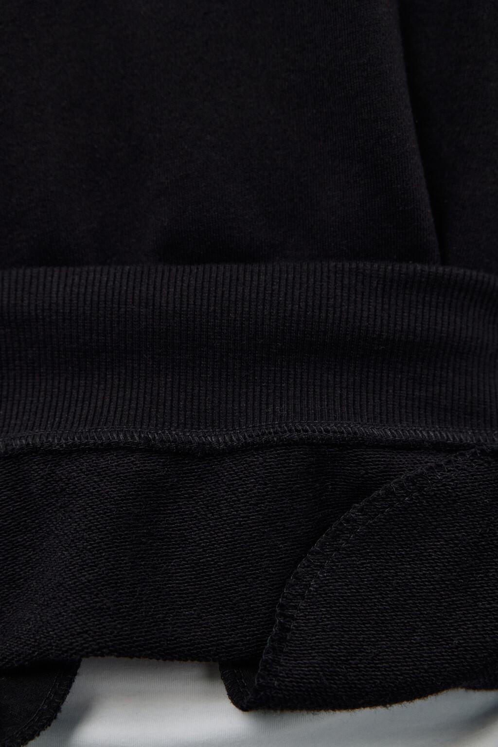 Толстовка half zip из футера - цвет черный - 7