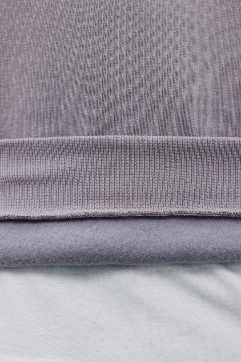 Толстовка half zip из футера - цвет серый - 7