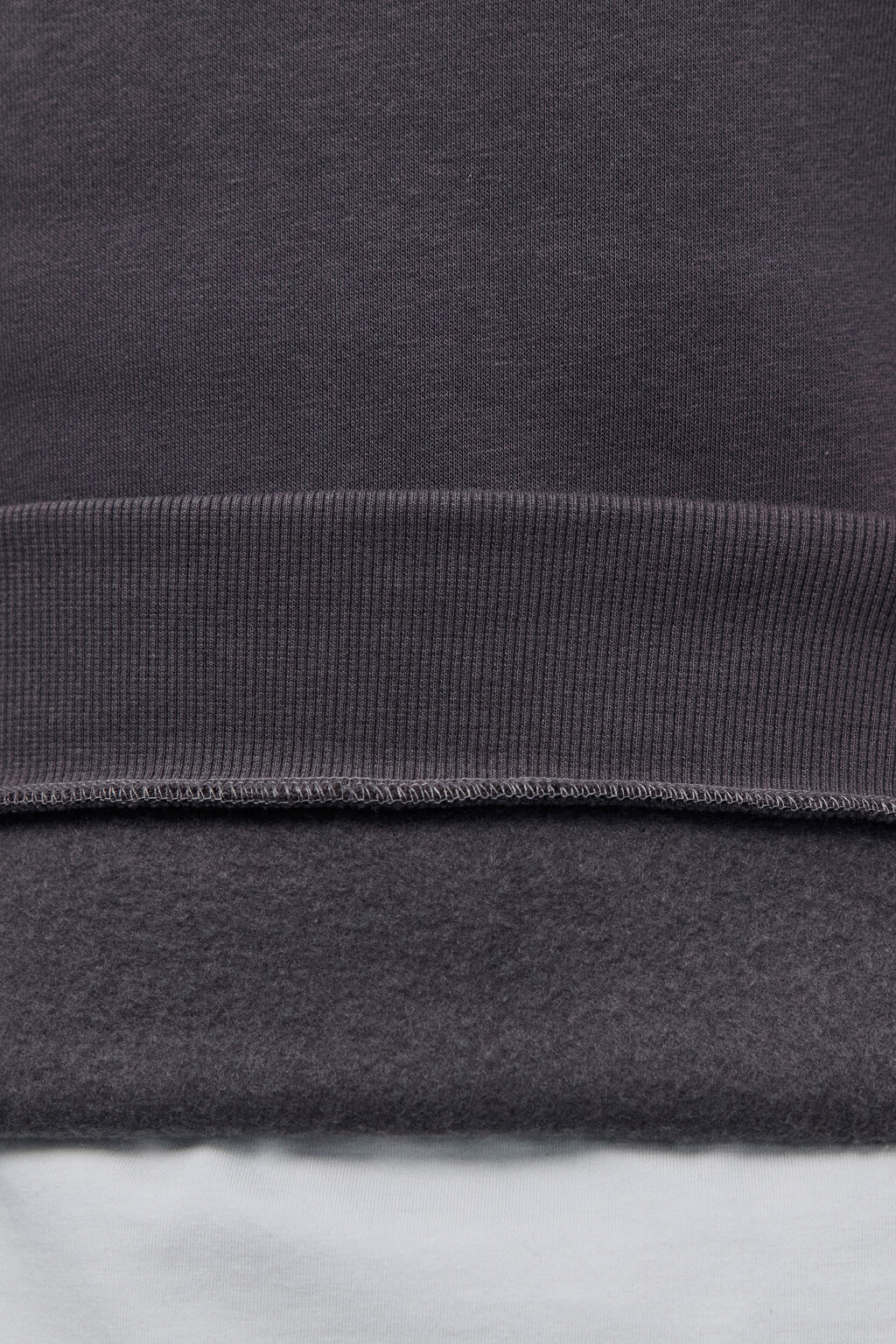 Толстовка half zip из футера - цвет серый - 7