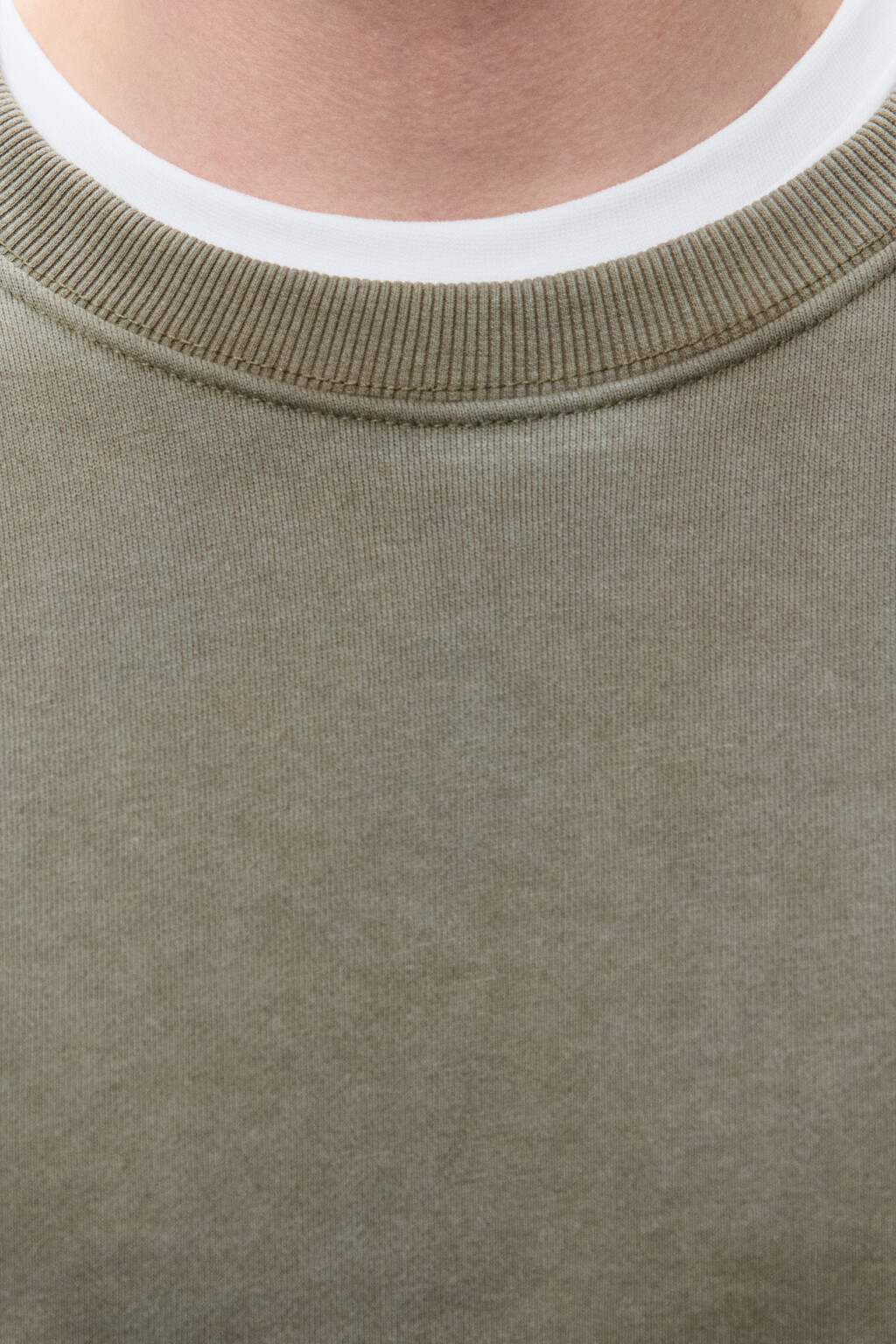 Свитшот из футера с вареным эффектом - цвет коричневый - 5