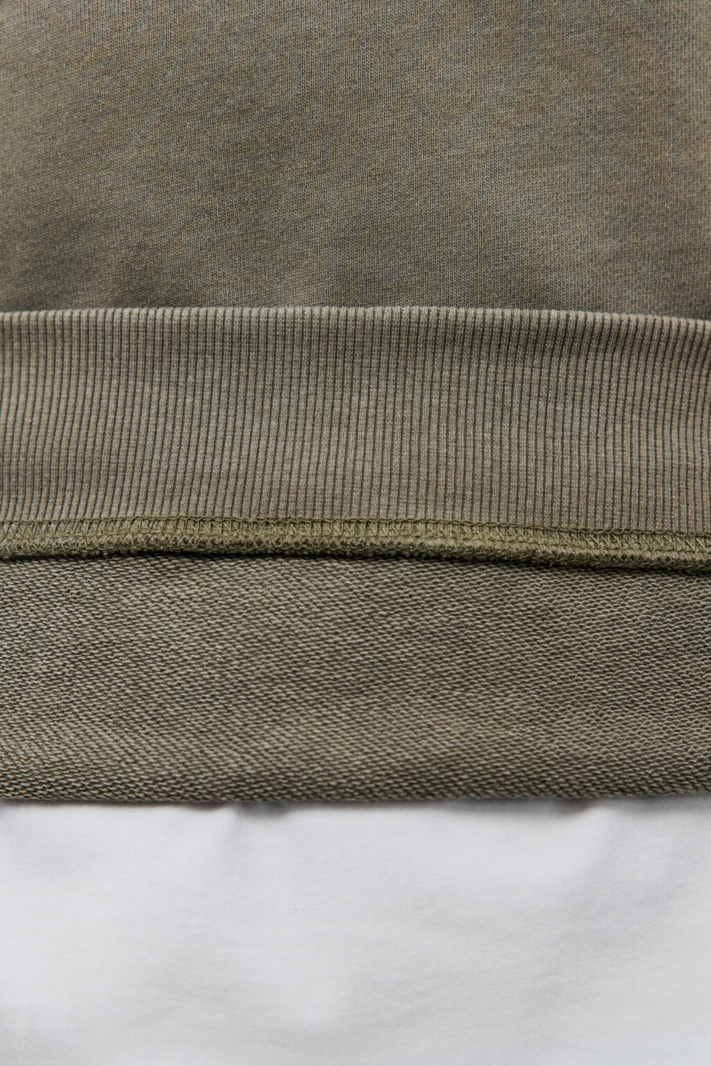 Свитшот из футера с вареным эффектом - цвет коричневый - 7