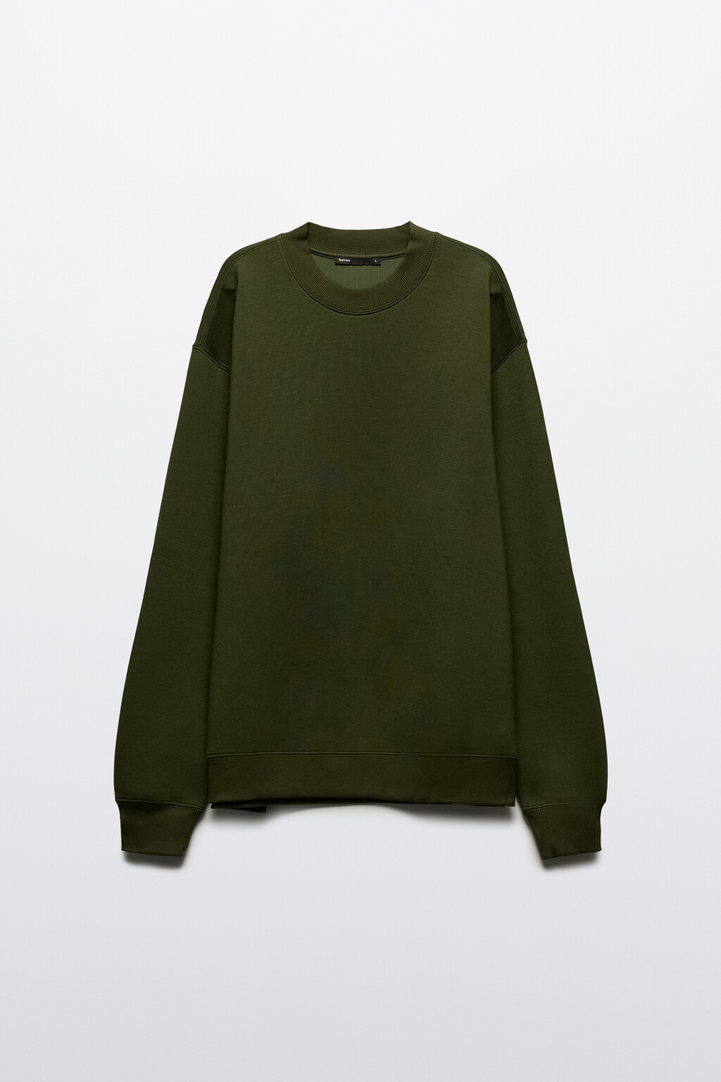 Свитшот из гладкого неопрена - цвет зеленый - 9