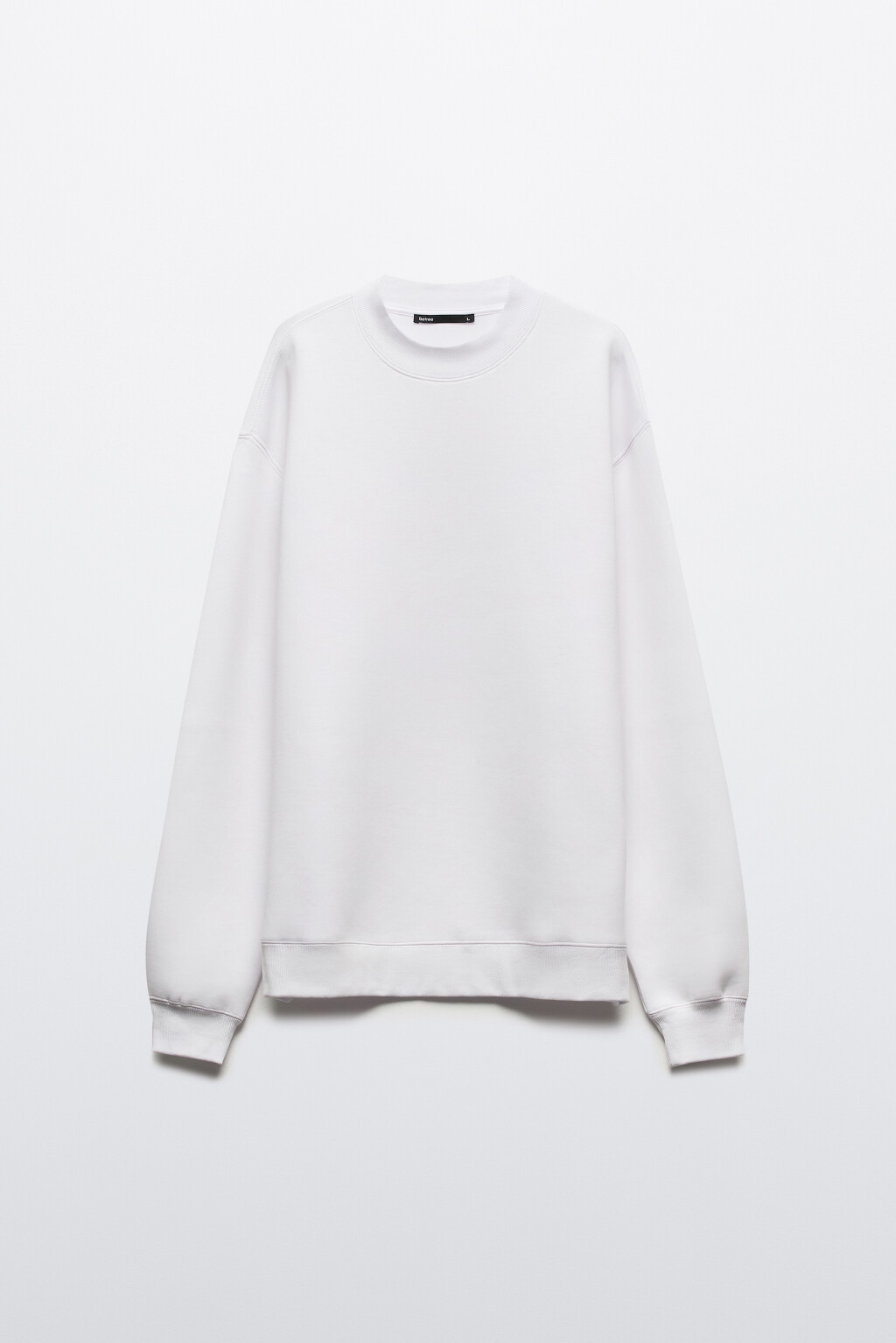 Свитшот из гладкого неопрена - цвет белый - 8