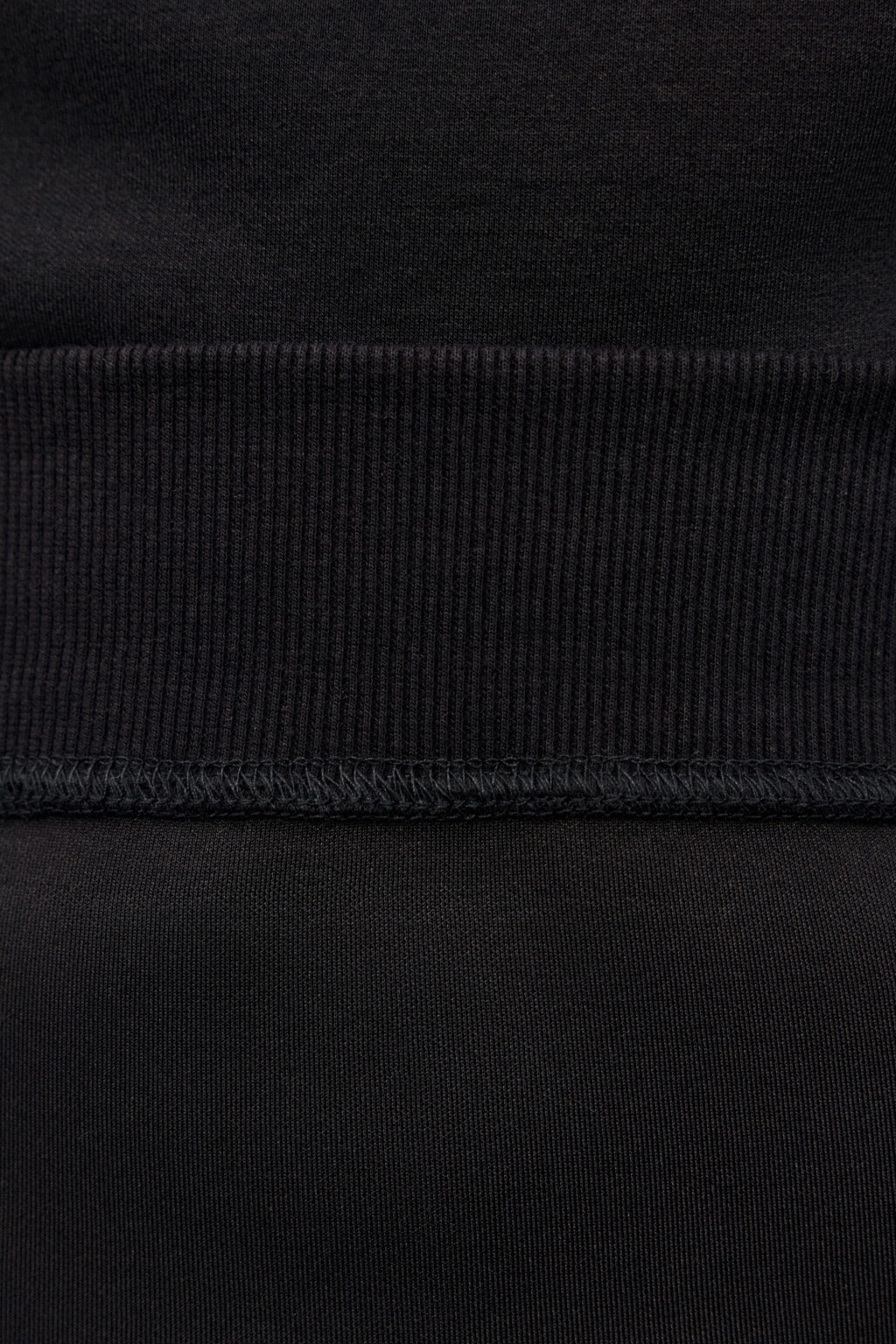 Свитшот из гладкого неопрена - цвет черный - 7