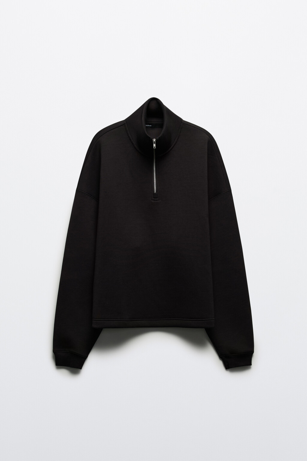 Толстовка half zip из неопрена - цвет черный - 8