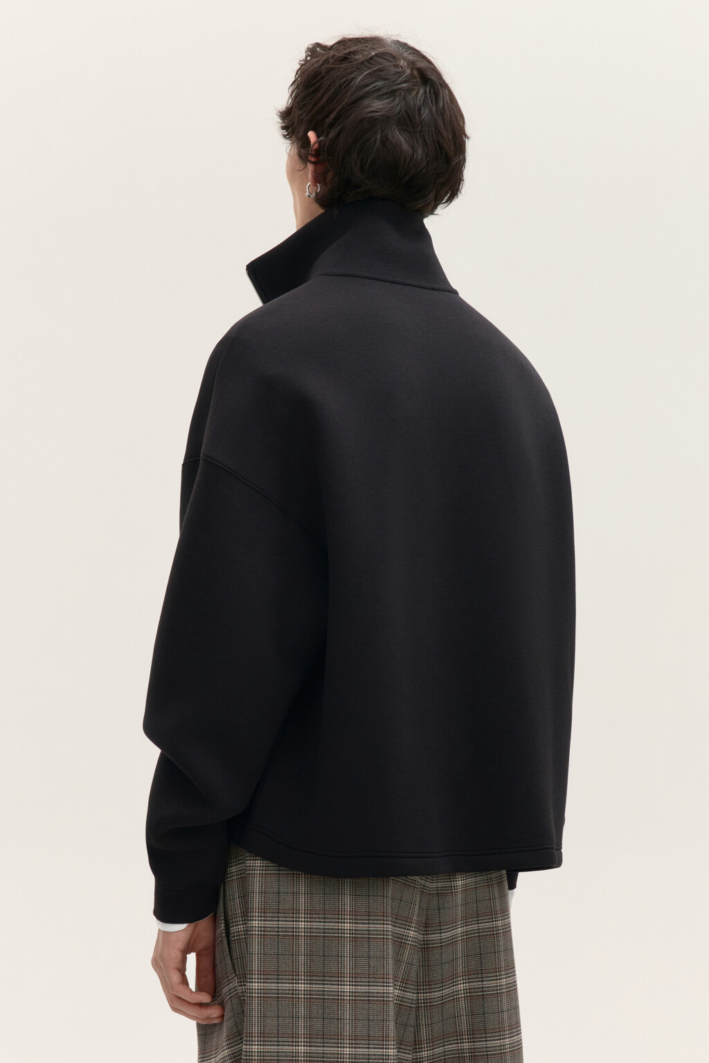 Толстовка half zip из неопрена - цвет черный - 3