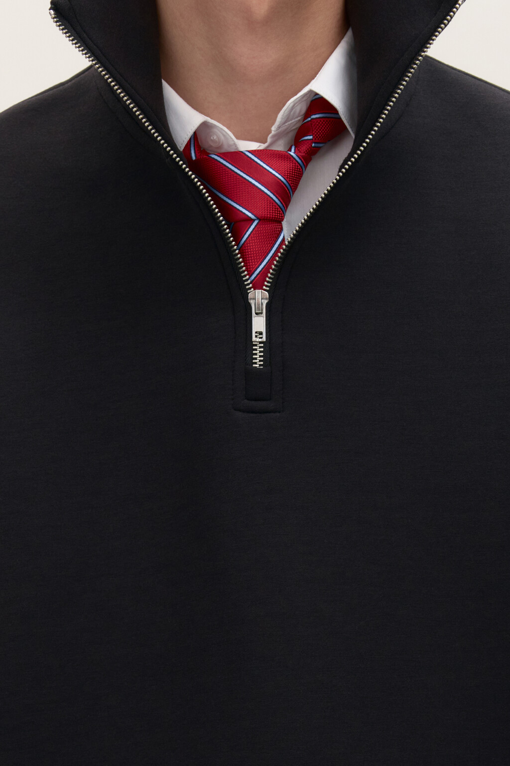 Толстовка half zip из неопрена - цвет черный - 5