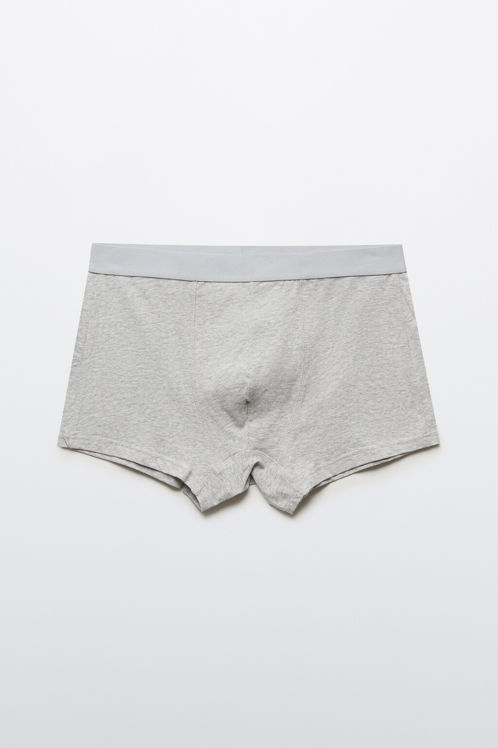 Трусы-боксеры хлопковые - цвет серый - 5