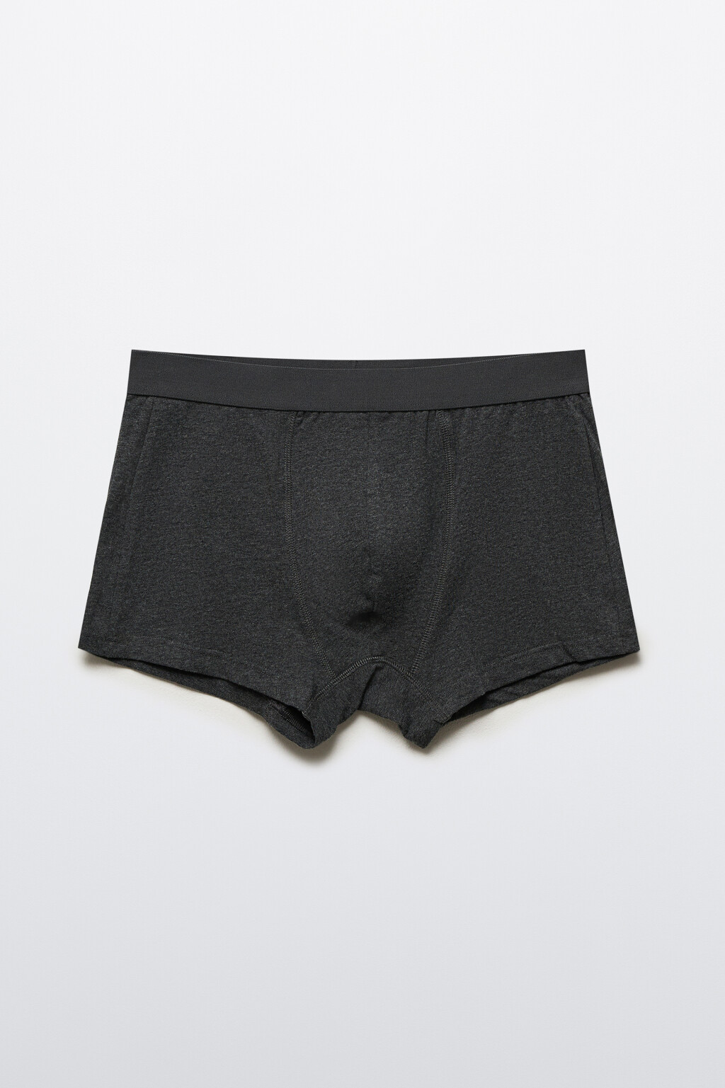 Трусы-боксеры хлопковые - цвет серый - 4