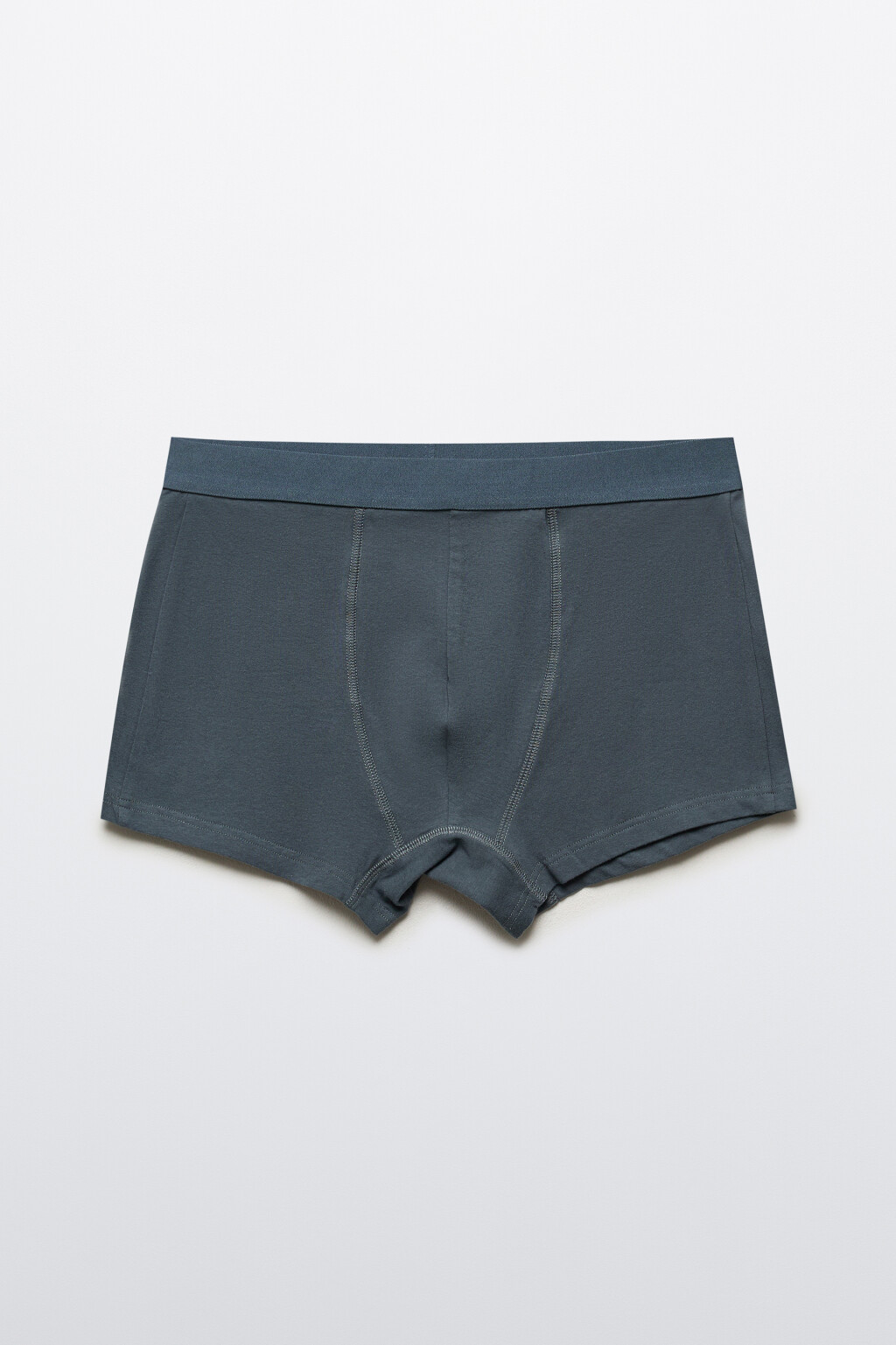 Трусы-боксеры хлопковые - цвет синий - 4