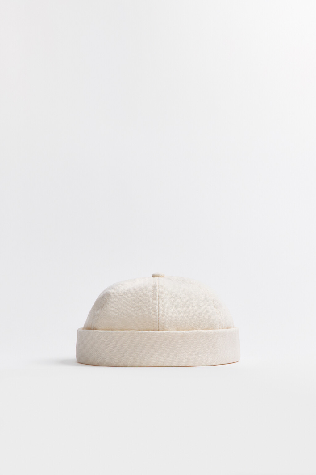Кепка-докерка хлопковая - цвет молочный - 3