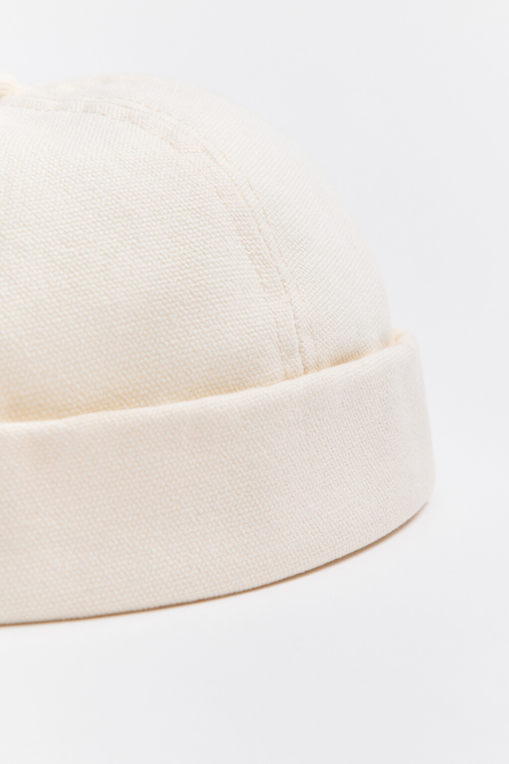 Кепка-докерка хлопковая - цвет молочный - 4