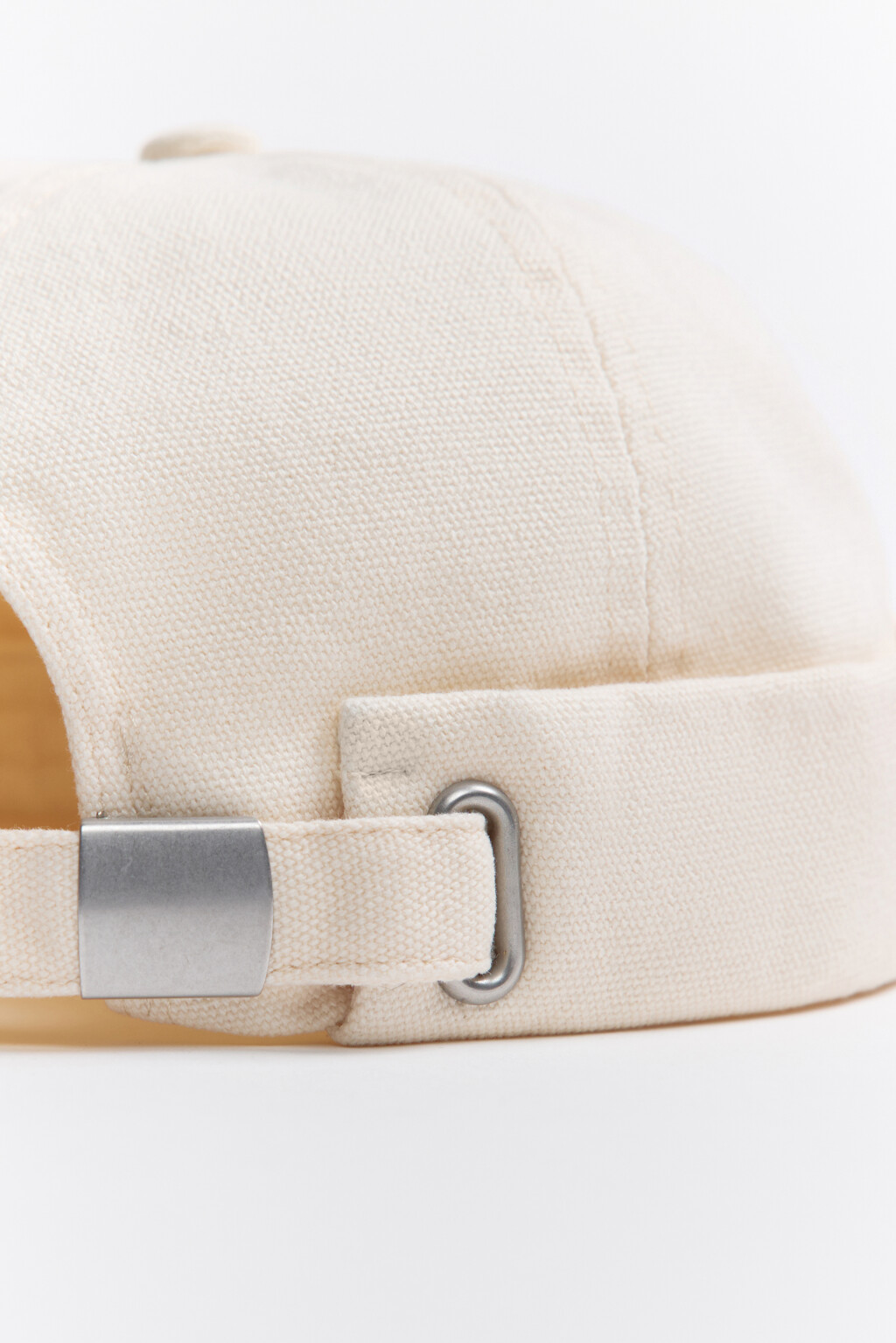 Кепка-докерка хлопковая - цвет молочный - 5