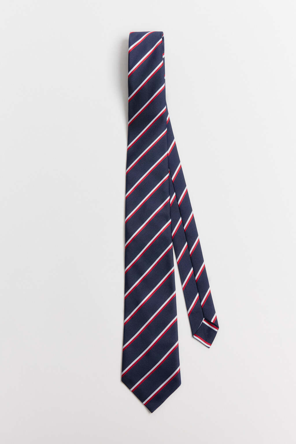 Галстук классический без узла - цвет синий - 4