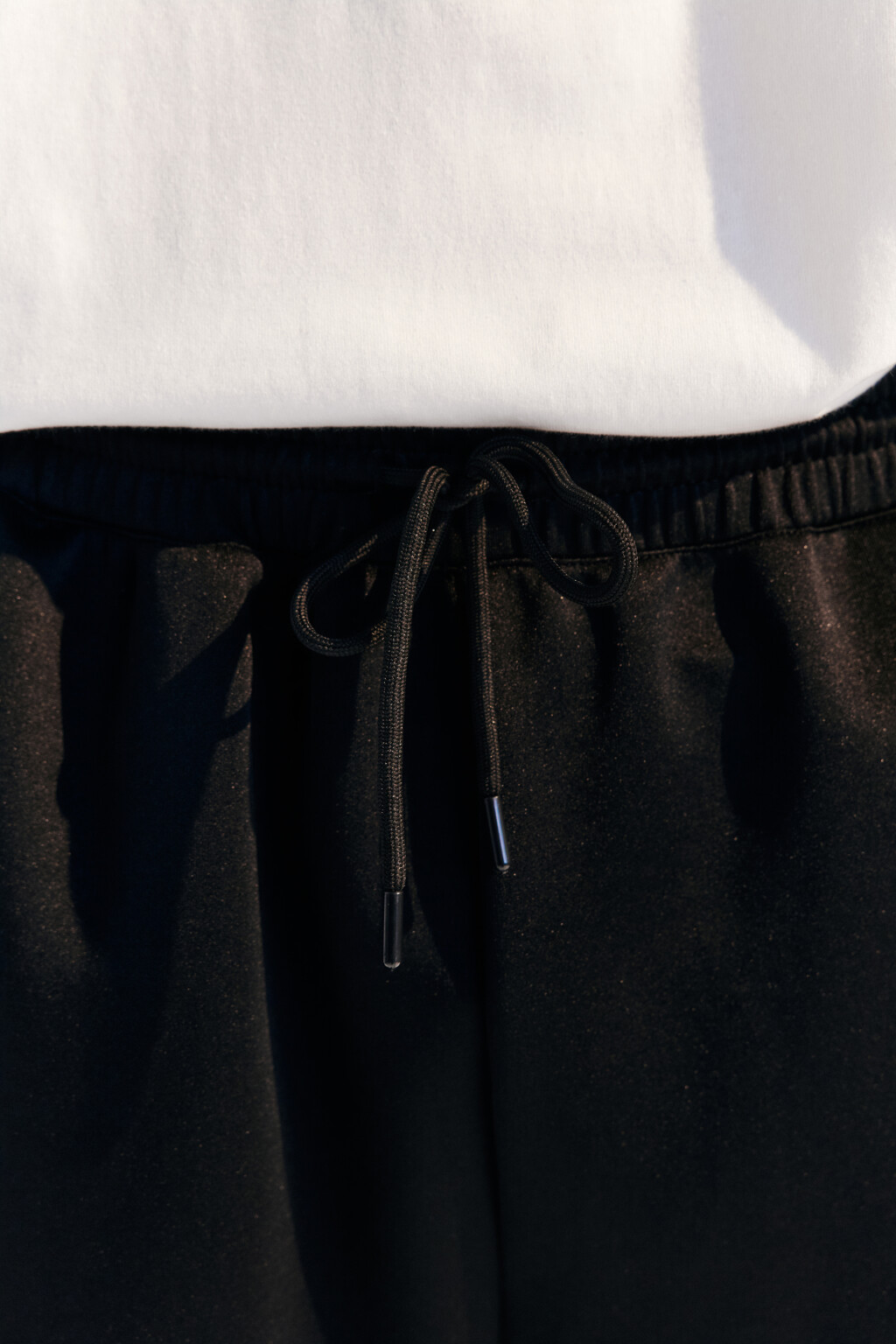 Брюки-джоггеры спортивные с лампасами - цвет черный - 5