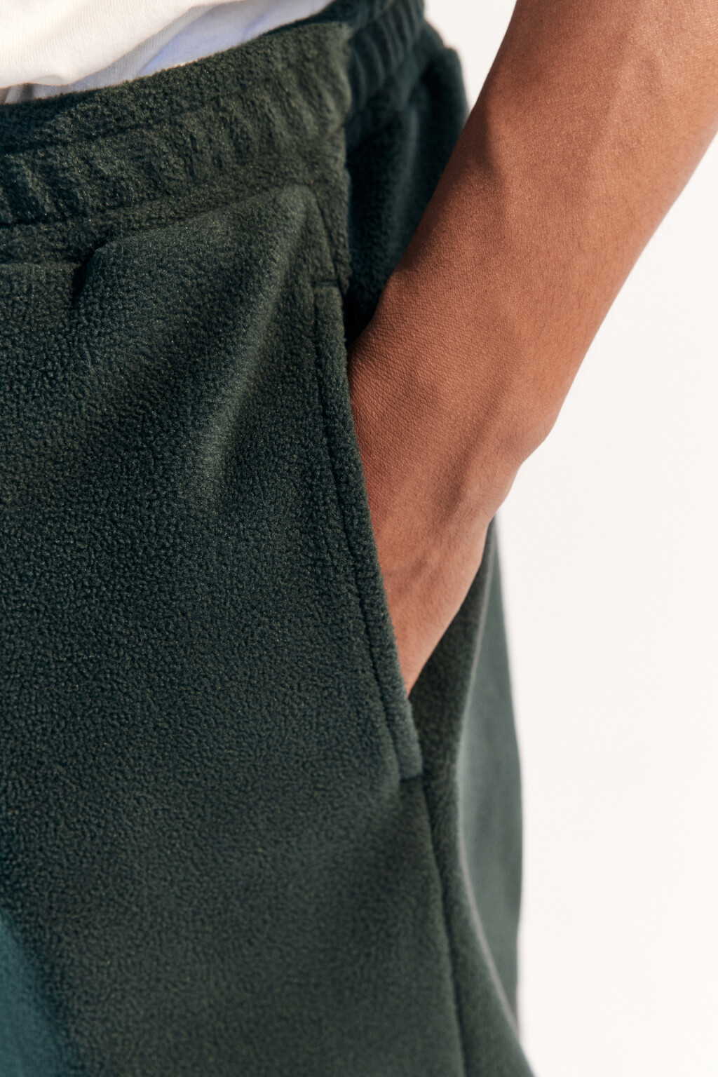 Брюки-джоггеры спортивные - цвет зеленый - 6