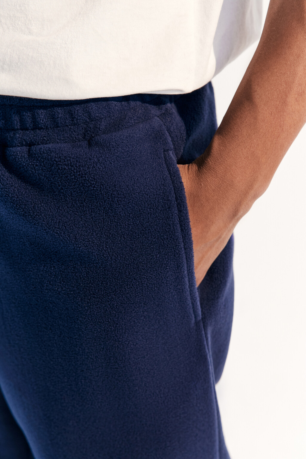 Брюки-джоггеры спортивные - цвет синий - 7