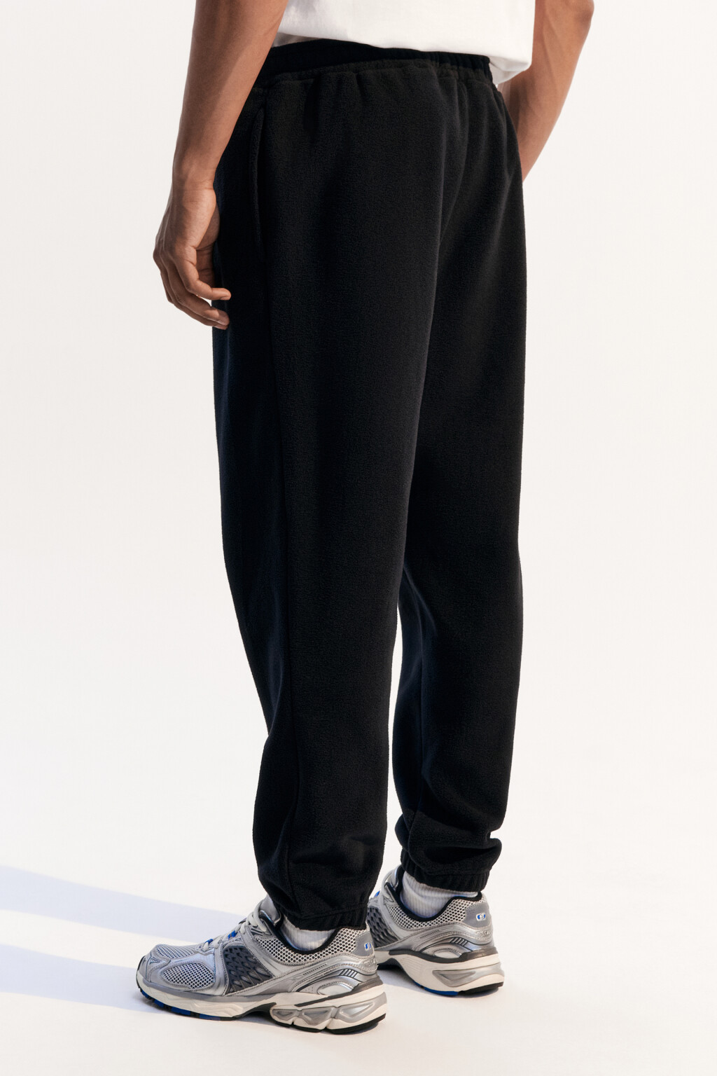 Брюки-джоггеры спортивные - цвет черный - 3