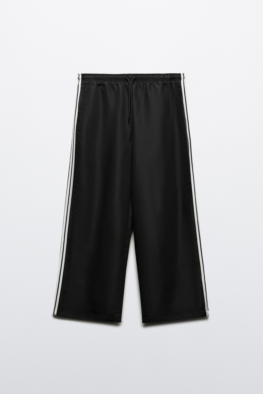 Брюки спортивные с лампасами - цвет черный - 9