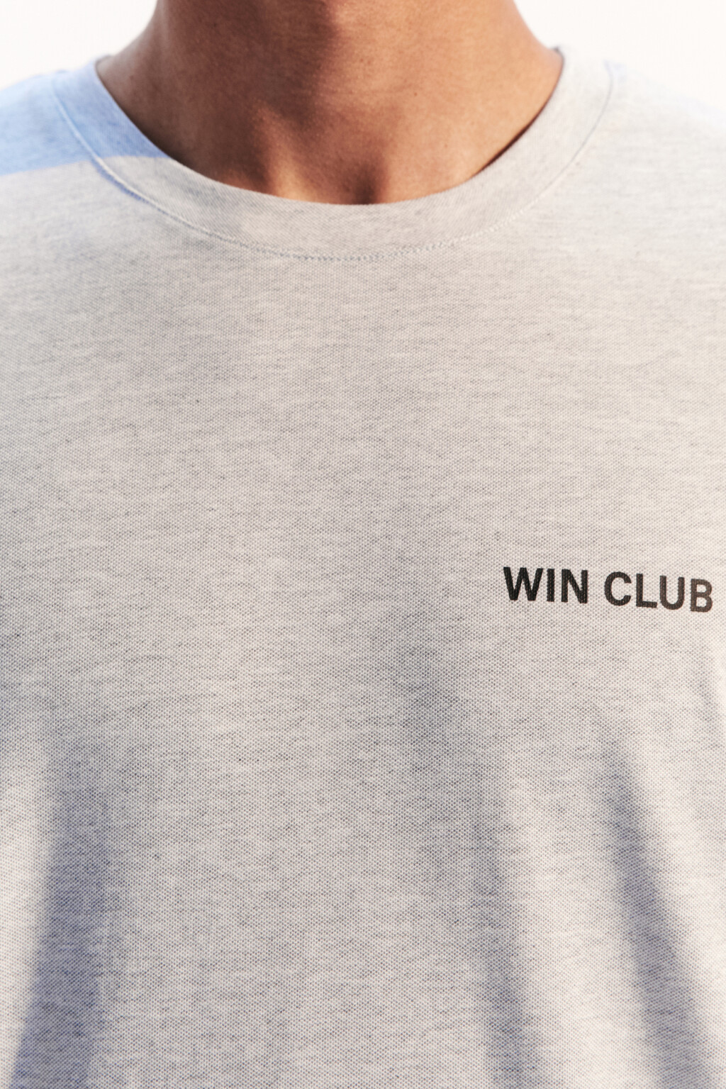 Футболка спортивная из сетки с принтом - цвет серый - 6