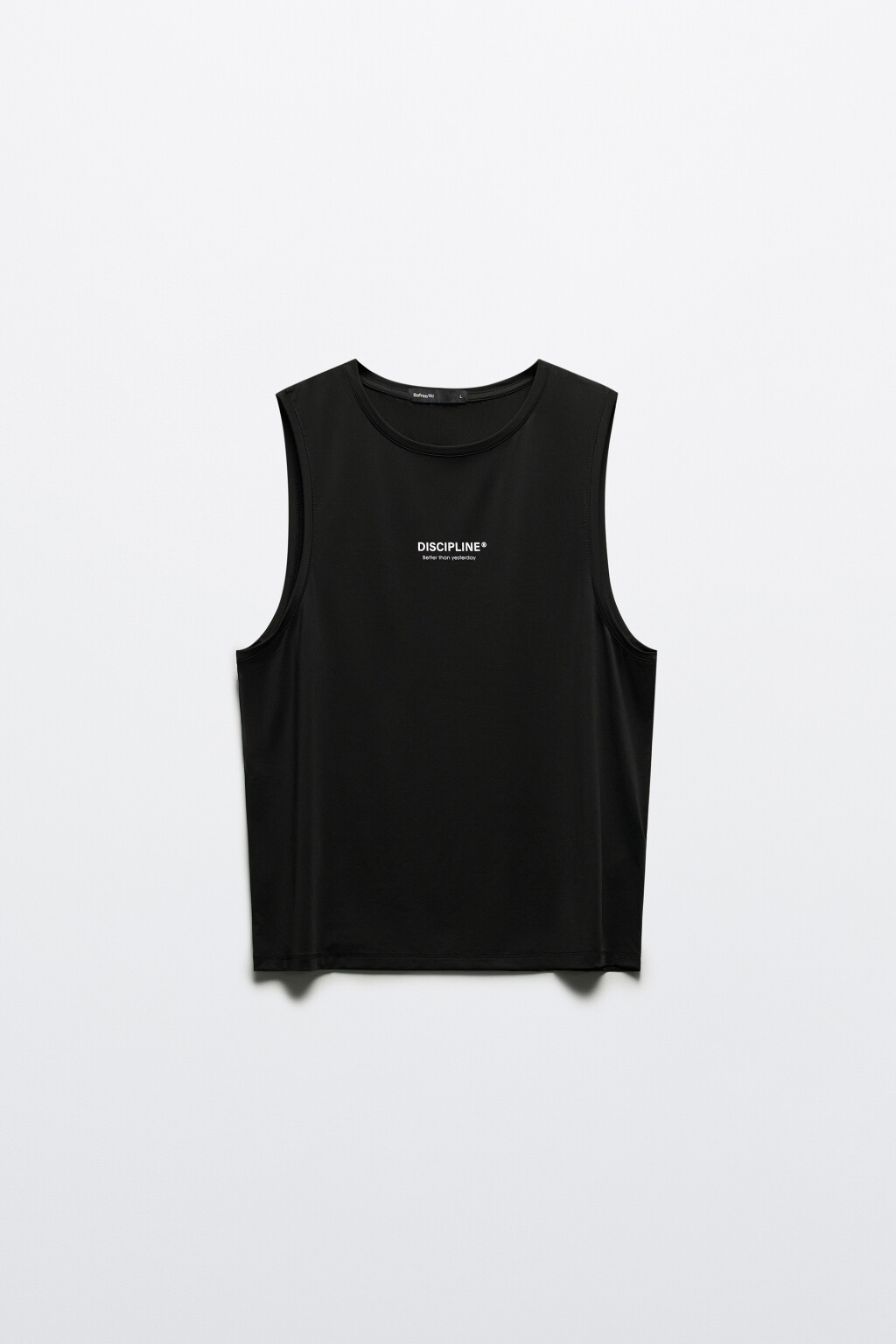 Майка спортивная с надписью - цвет черный - 8