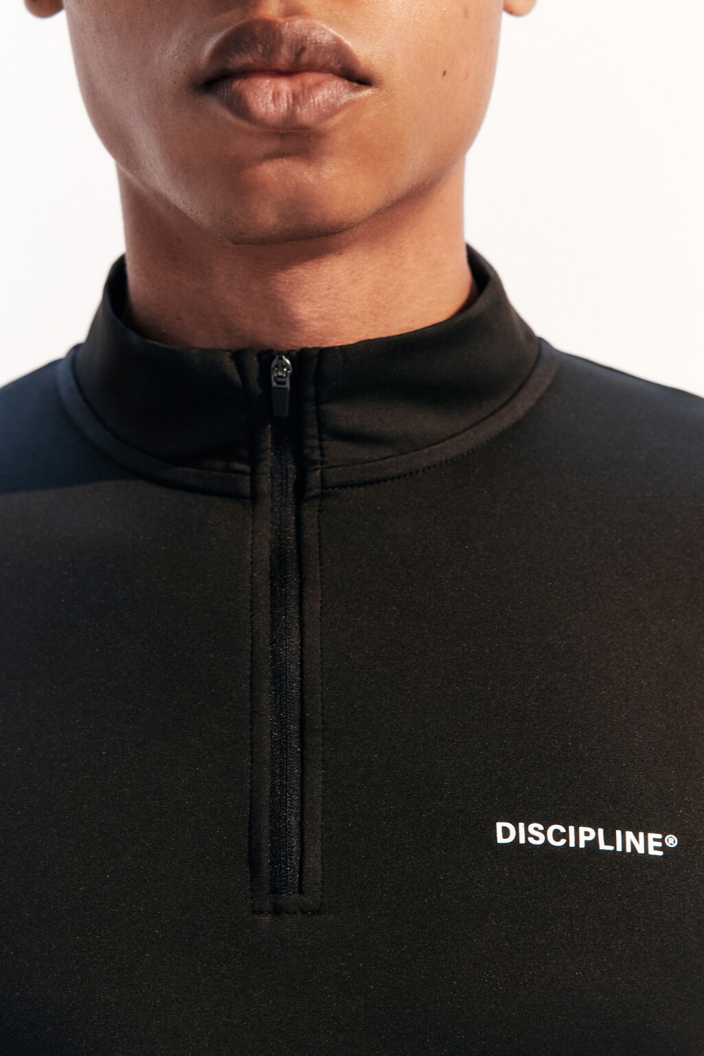 Лонгслив спортивный с надписью - цвет черный - 5