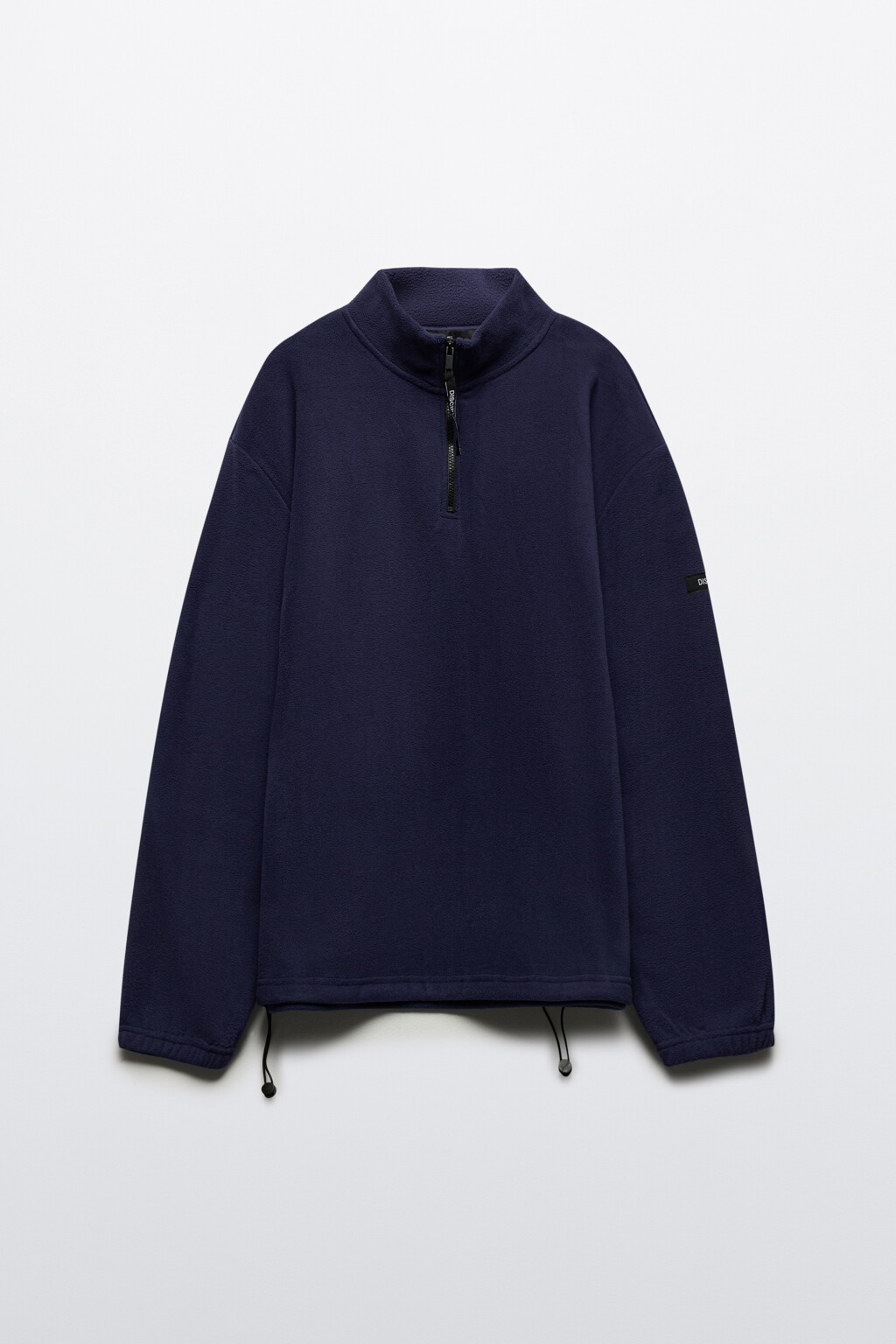 Толстовка half zip из флиса - цвет синий - 8