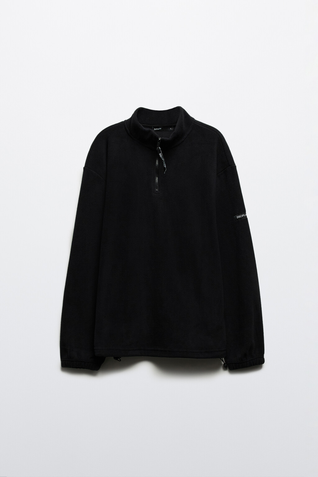 Толстовка half zip из флиса - цвет черный - 9